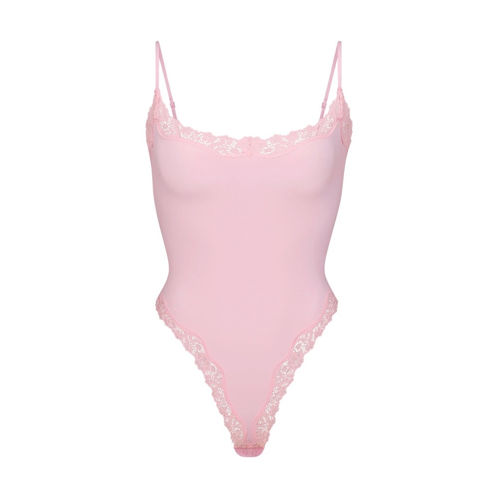 Skims Fits Everybody Lace Cami Bodysuit Valentine’s Day Limited Edition Size XXS